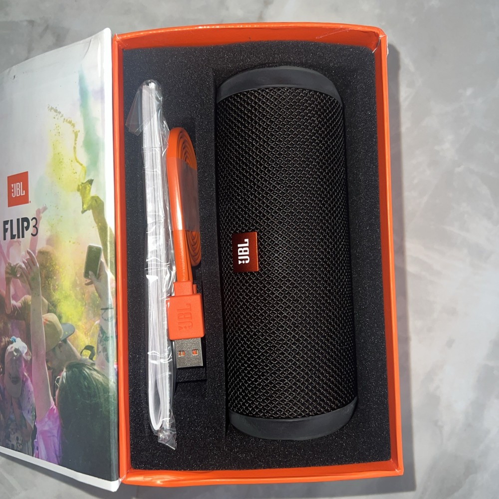 JBL Flip 3 Black Speaker