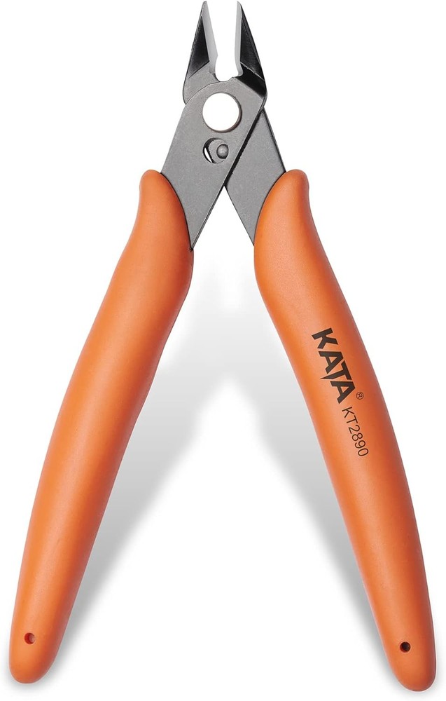 KATA Micro Wire Cutters Pliers: Precision Flush Cutter Tools for Orange