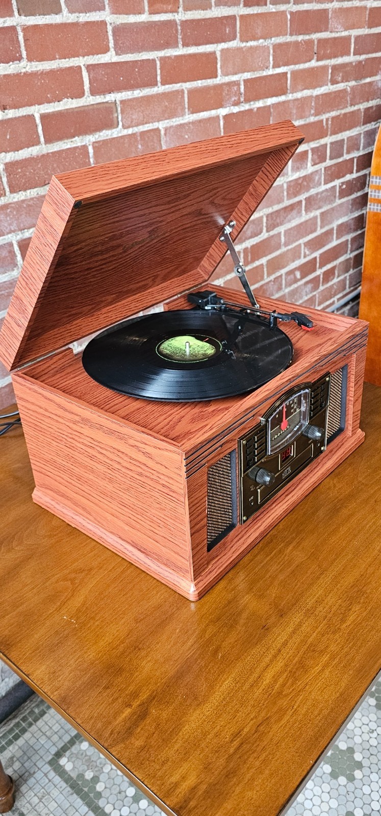 Crosley CR42D-PA Lancaster Turntable Bluetooth Record Player - Open Box Savings!