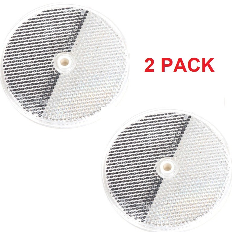 EMX Replacement 3″ Reflector Round Crystal Infrared Reflective Beam Sensor (2pc)