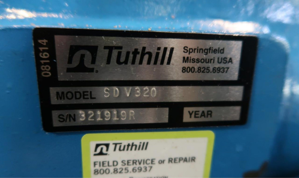 Tuthill 2-Stage Rotary Vane Vacuum Pump System Skid