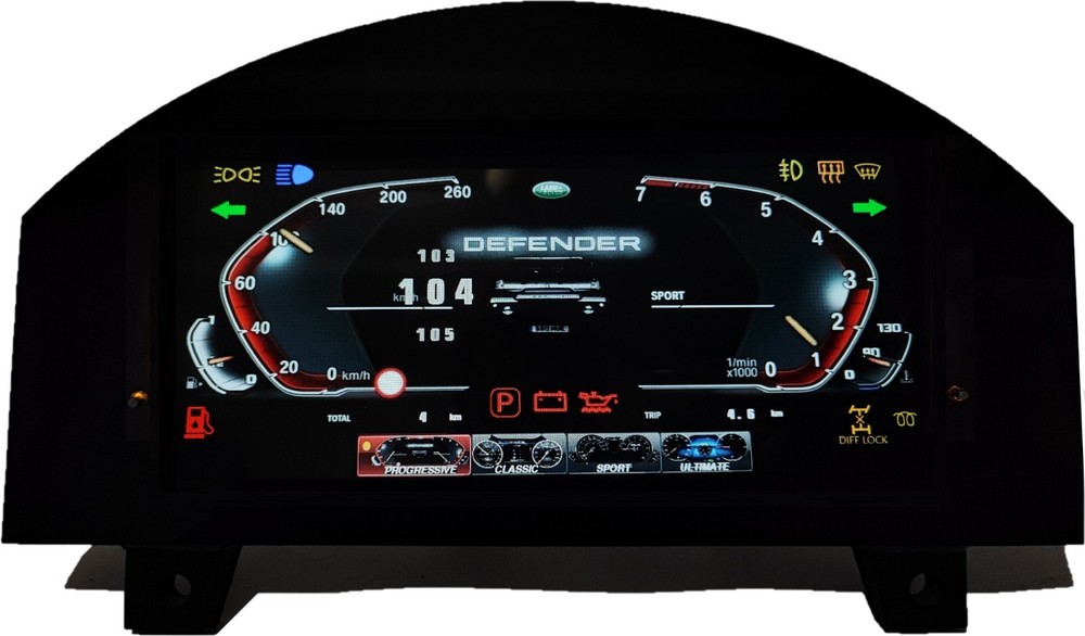 LAND ROVER DEFENDER DIGITAL DASHBOARD LUXURY