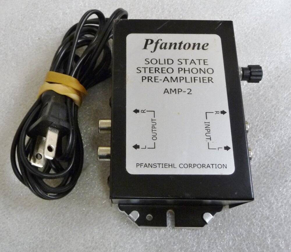 Vintage Phantone Solid State Stereo Phono Pre-Amplifier AMP-2 Turntable Pre Amp