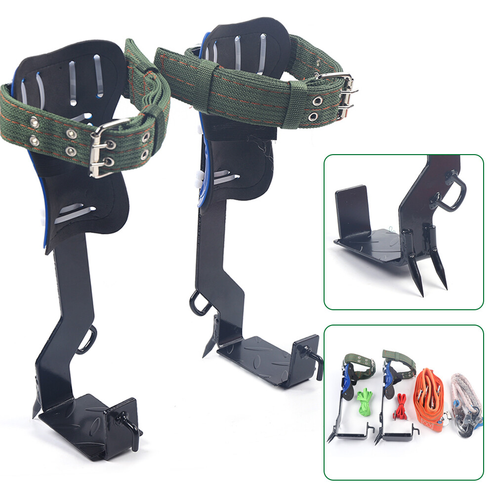 Outdoor Tree Pole Climbing Spike Set Multi-function Pair Tree Climbing Tools Kit