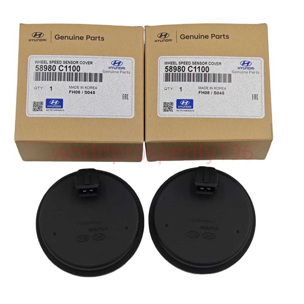 2 X ABS Rear Wheel Bearing Speed Sensor For HYUNDAI Veloster Sportage 58980C1100