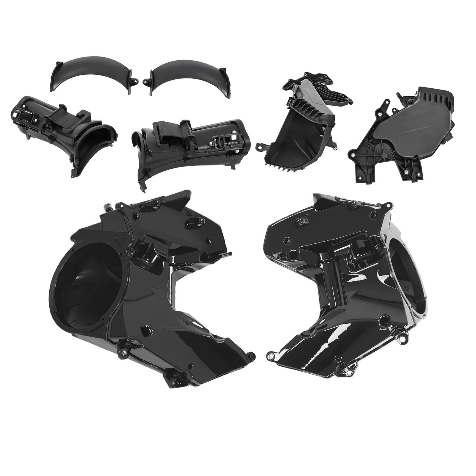 For Harley Road Glide 2015-2024 Inner Speaker Fairing Storage Glove Box Air Duct