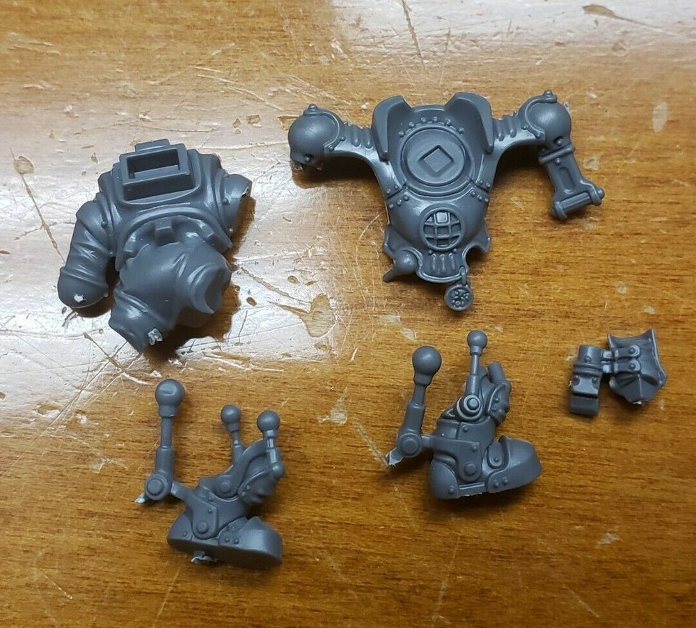 Warhammer Kharadron Overlords Bits Endrinmaster Torso & Legs