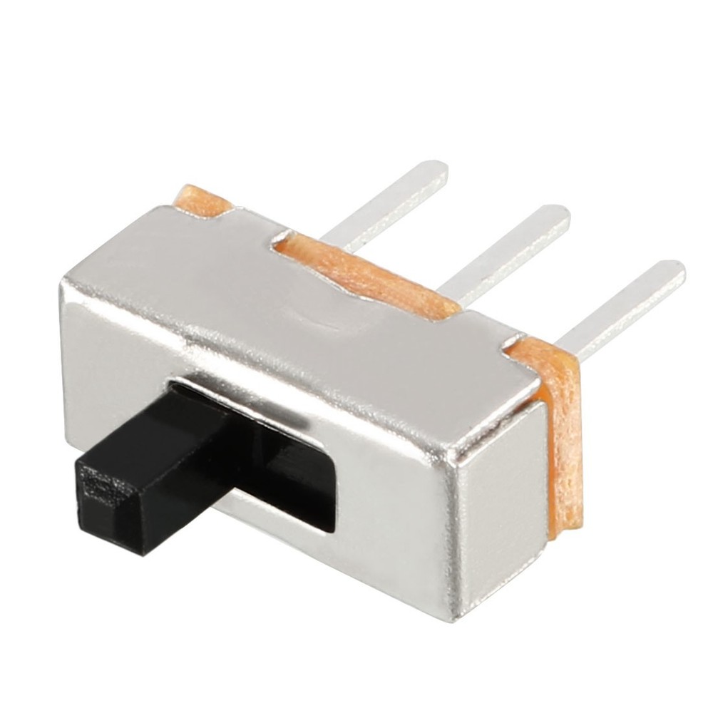 100Pcs 3mm Vertical Slide Switch SPDT 1P2T 3 Pins PCB Panel Latching