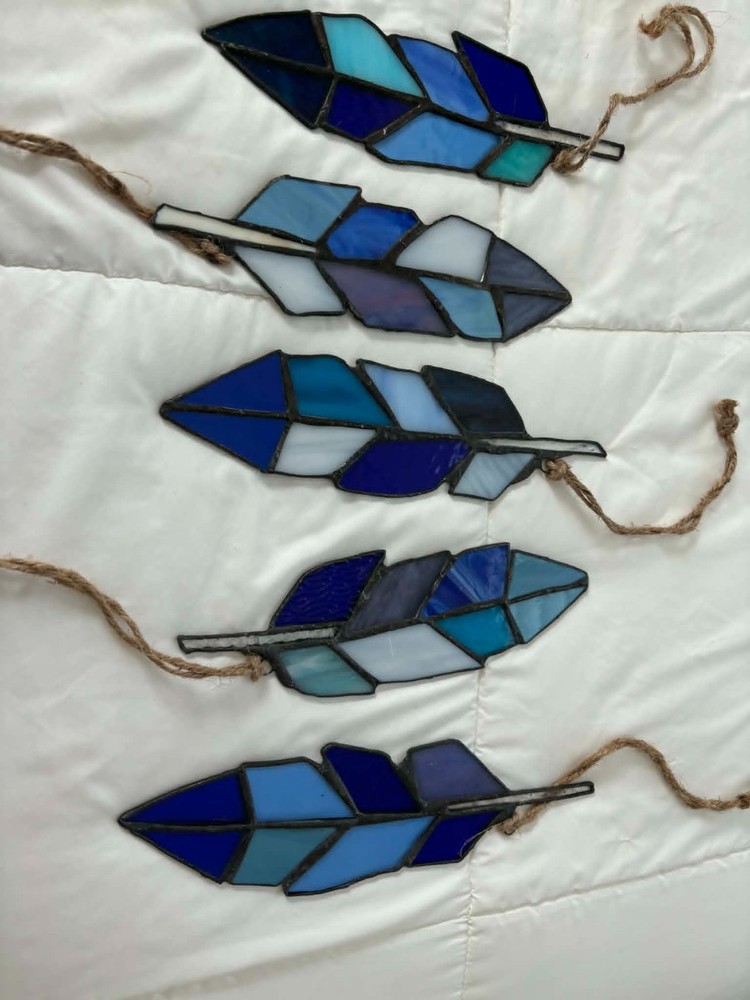 Stained Glass Feather