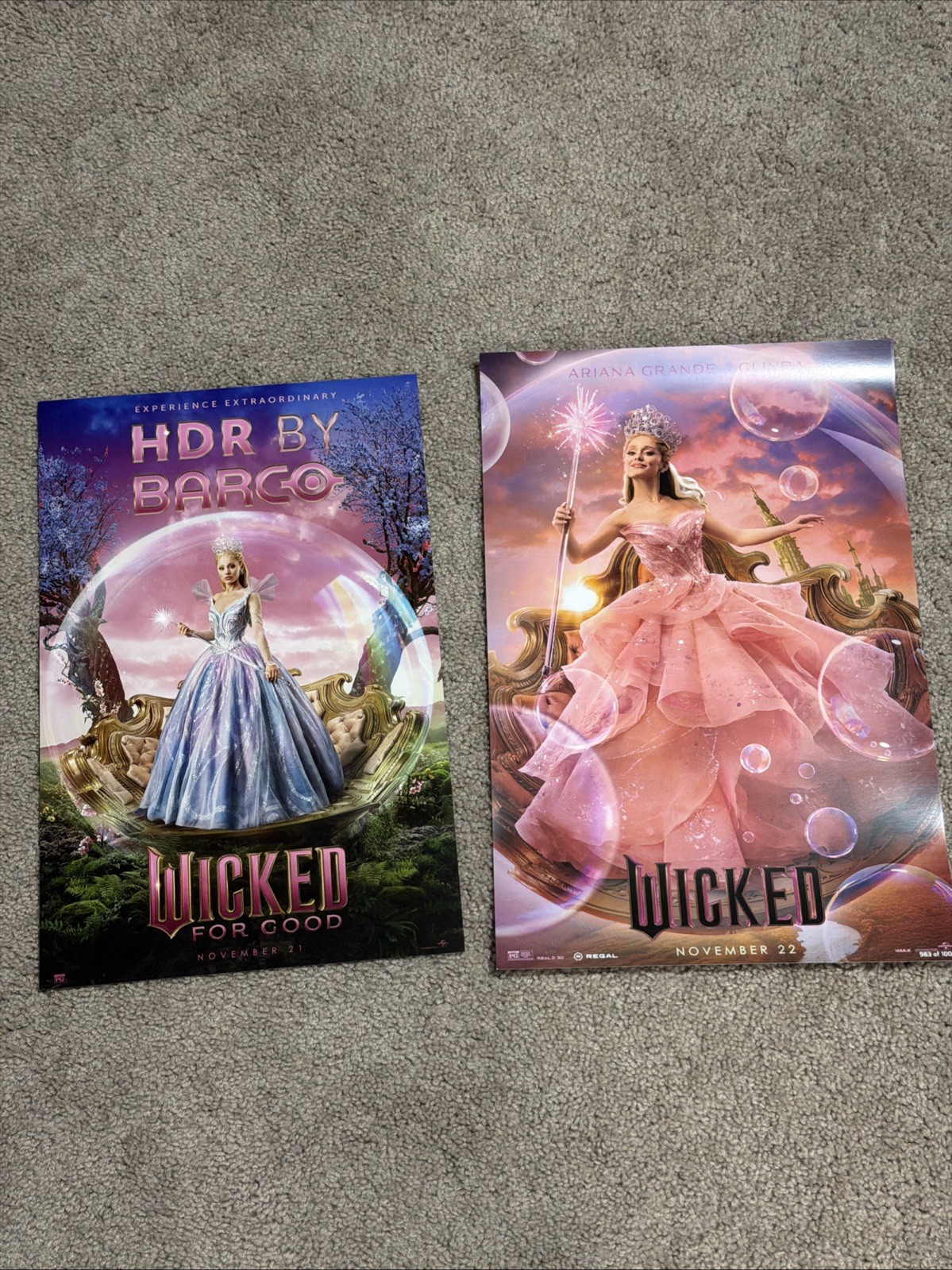 Wicked & Wicked For Good Movie Glinda Regal Exclusive 12x18 Poster Print #983