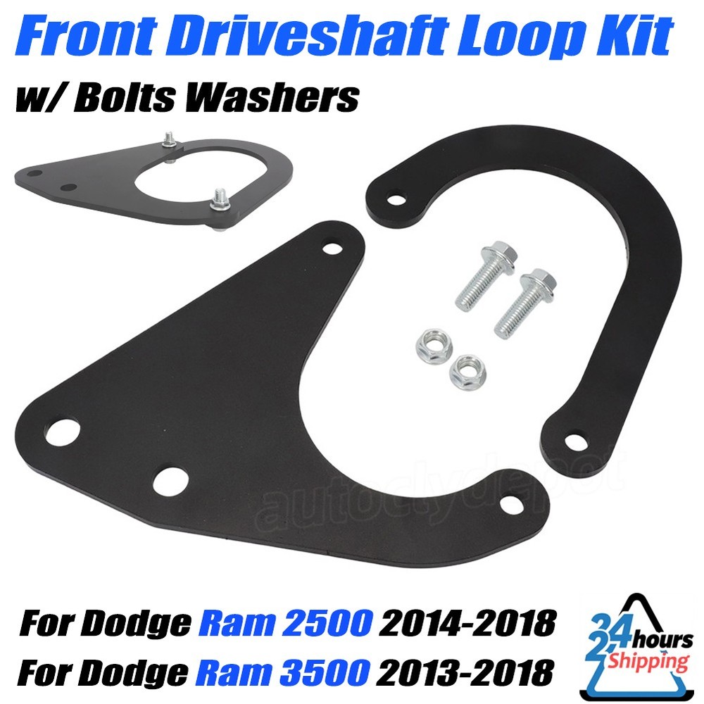 For 2014-2018 Ram 2500, 3500 2013-2018 Front Driveshaft Loop Kit With Hardware