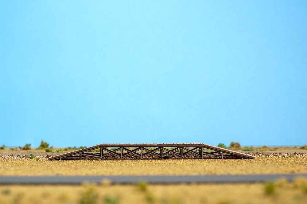 Laser Cut N Scale Double End Loading Ramp KIT