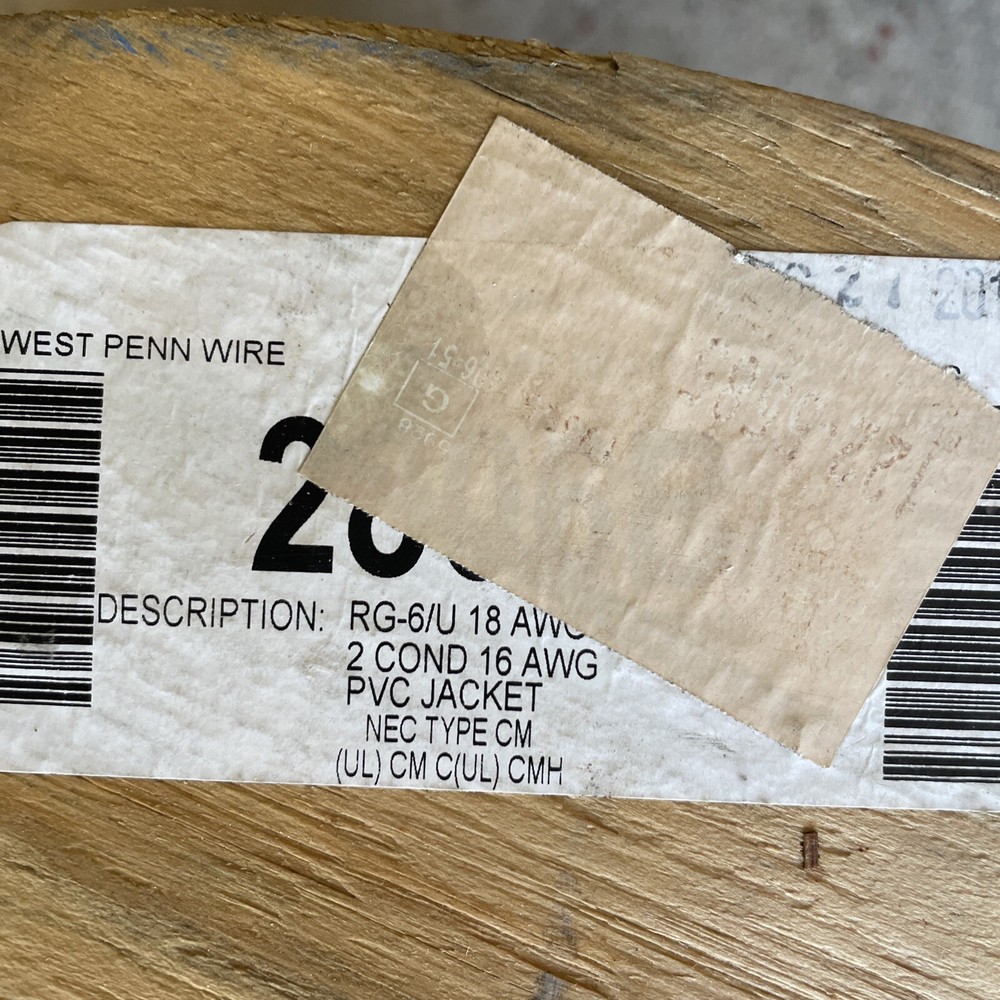 west penn wire 2806B 1000Ft