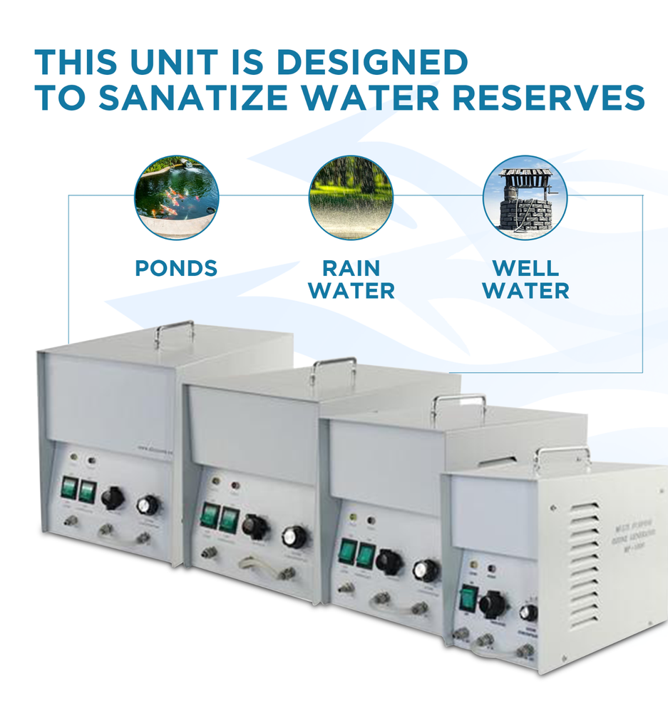 MP Series Ozone Generator Suitable for all Waters, Cleansing, opt. Air Hookup