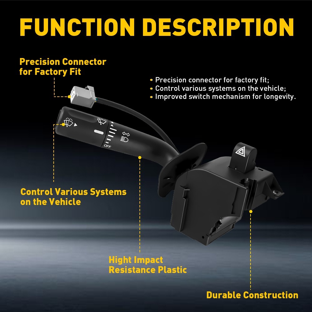 Multi Function Turn Signal Headlight Dimmer Switch For Toyota 4Runner 1996-1999