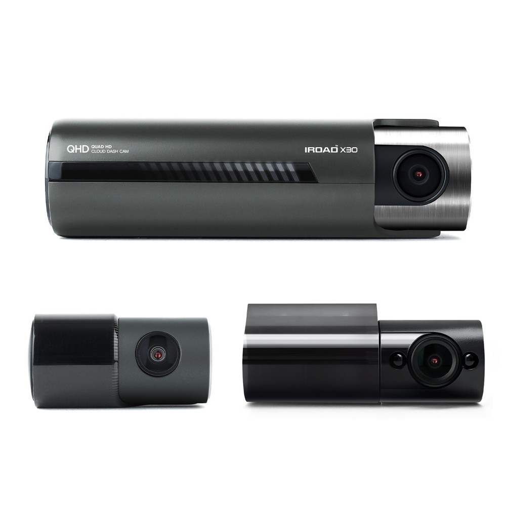 IROAD X30 (64GB) | 2K Cloud Dash Cam | 3CH: Front-Rear-Interior
