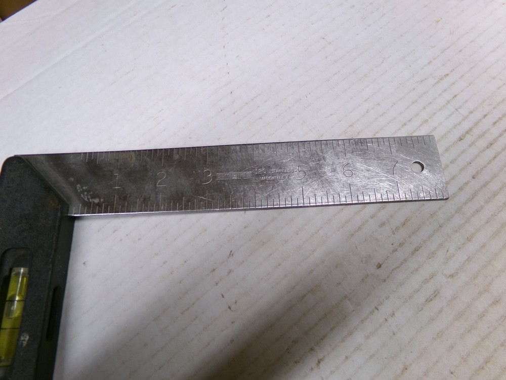 Empire Level Try Square 120 Made In USA