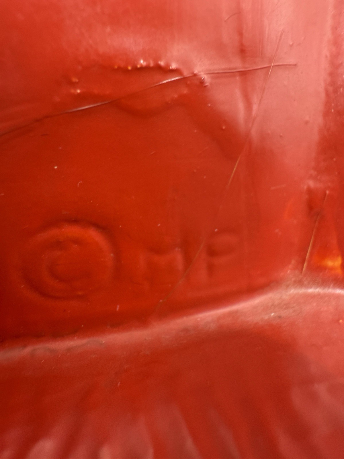 Rare Nikita Karpenko Museum Pieces Inc Abstract Red MCM Double Headed Sculpture