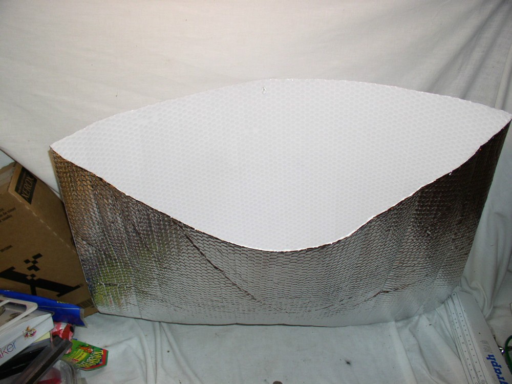 SILVER METALIZED PLASTIC FOIL BUBBLE PACKING REFLECTIVE BAG POUCH PACKAGE WRAP