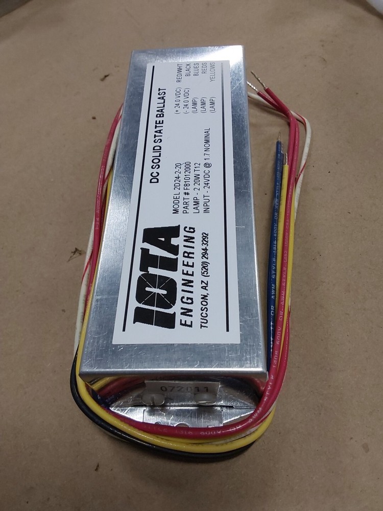 IOTA 2D24-2-20 DC Solid State Ballast F81012000