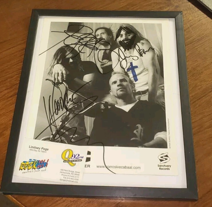 COC Rock  Band Photo Signed