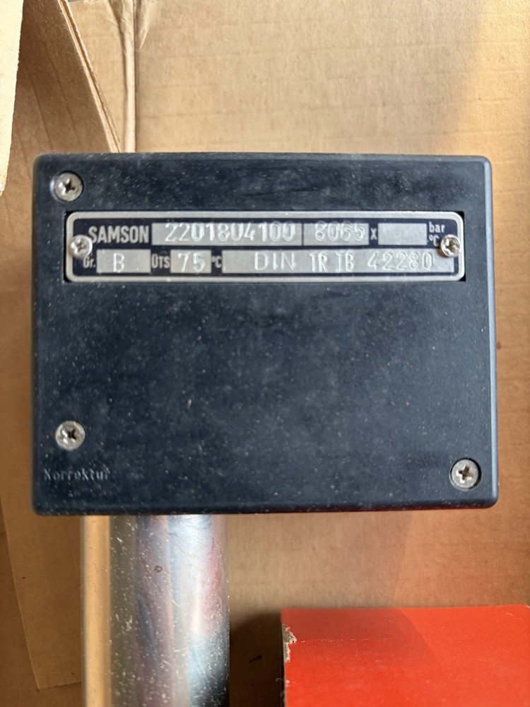 NIB Samson 2201804100 Thermostat For Temperature Controller