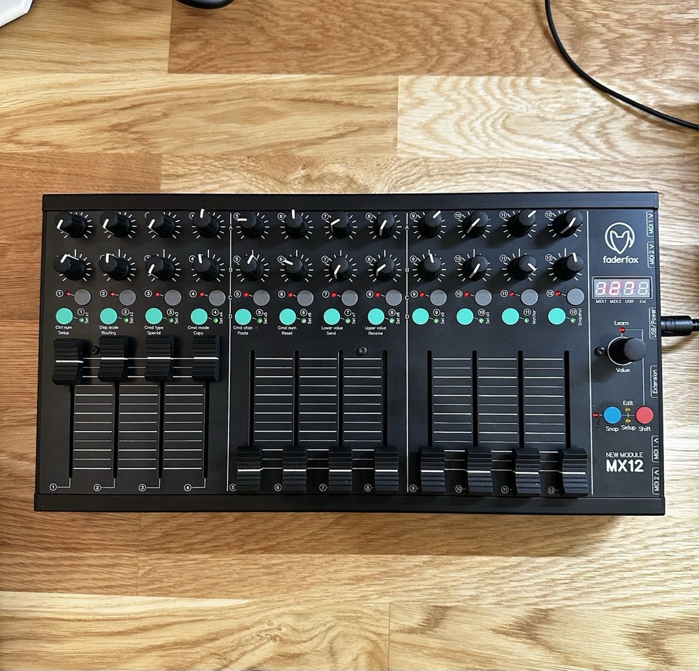 Faderfox MX12 MIDI Controller MIB