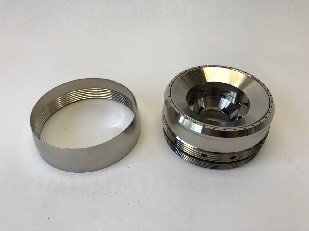 ABB Robobel Robot Paint Spray Attachment Type A Threaded Nozzle & Cup Assembly