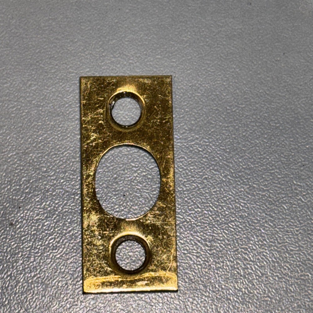 Vintage NOS Spring Loaded Solid Brass Cabinet Door Catch Latch