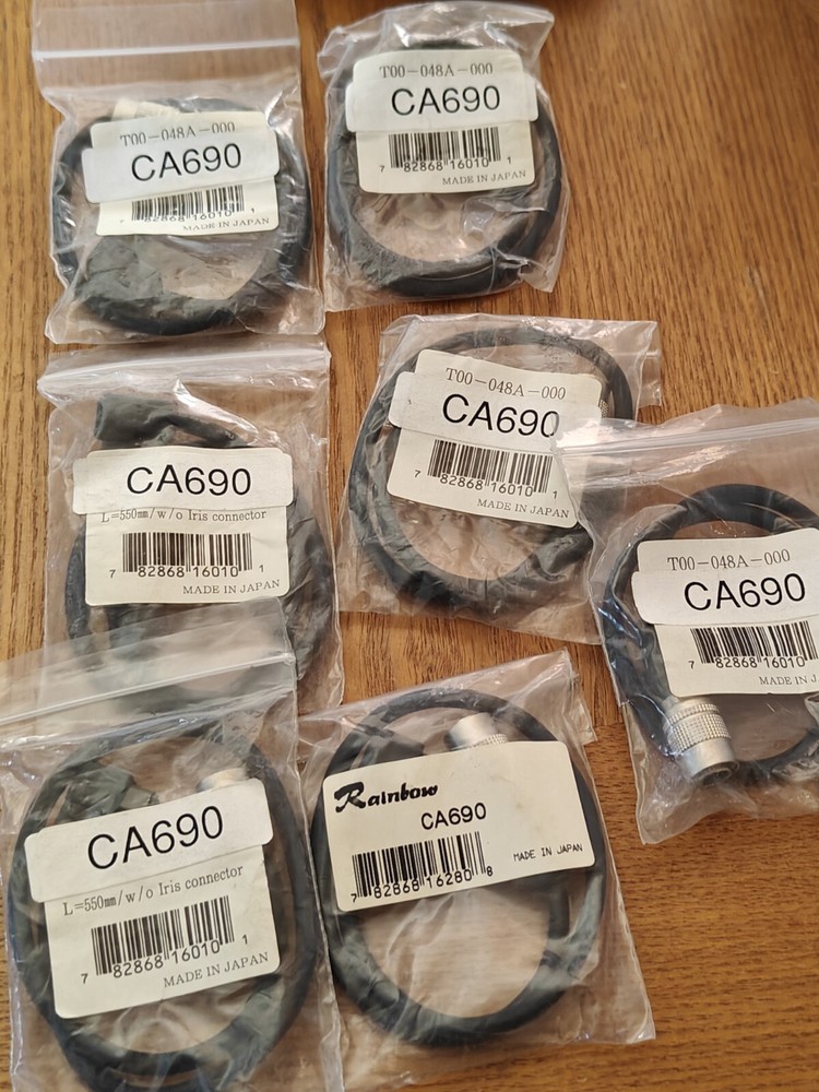 Rainbow CA690 Auto IRIS Male Plug CCTV Camera Connector Cable