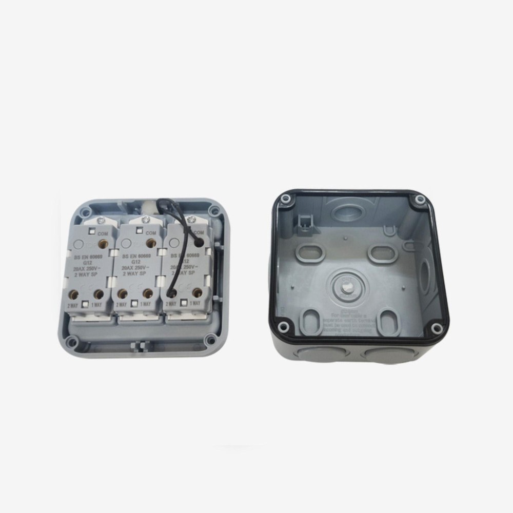 IP66 Waterproof Switch Electrical Switch Anti Fall Three Open Design PP Material