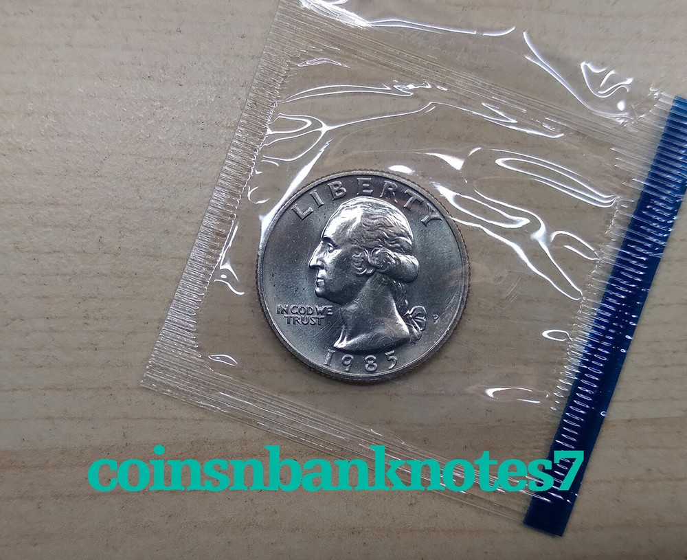 1985-D & P Washington Quarter BU Set