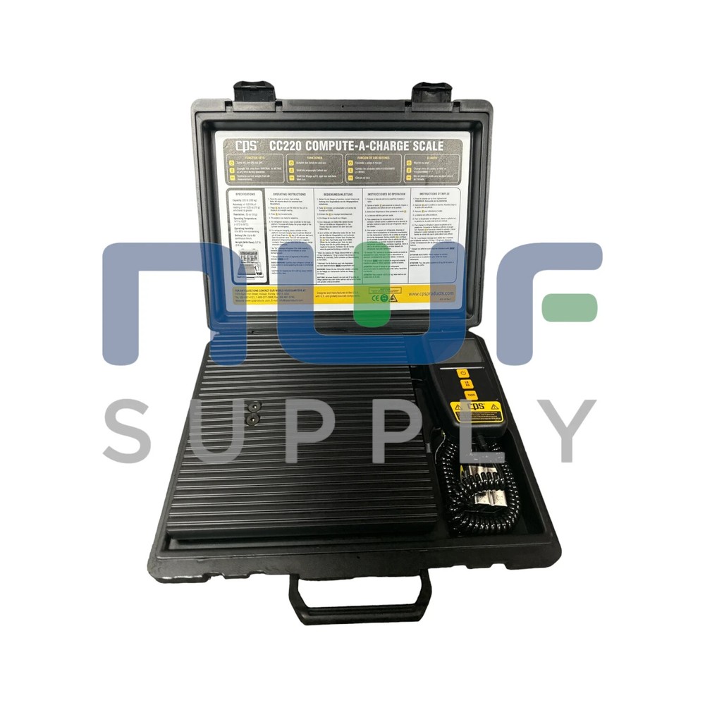 CC220 Scale Compute a Charge Refrigerant Scale