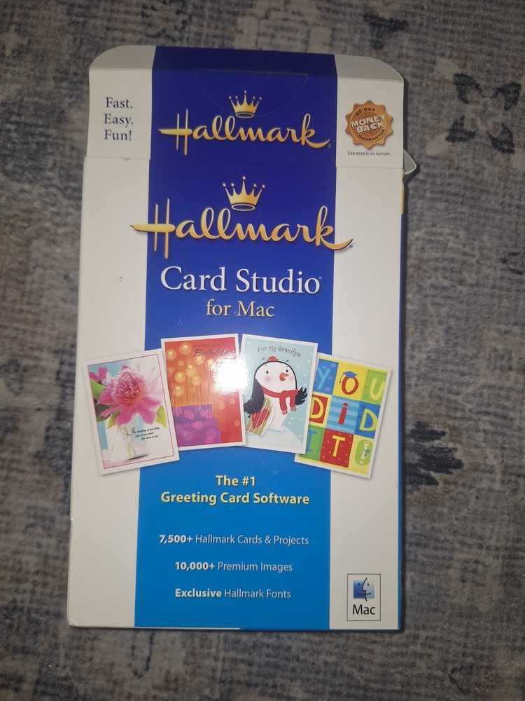 Hallmark Card Studio For MAC DVD-Rom Pb7