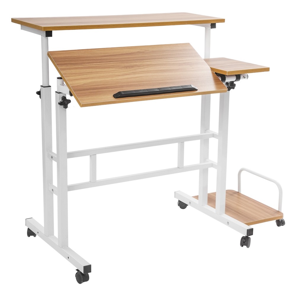 Multi Functional Foldable Desk, Modern Computer Desk, Adjustable Computer Table