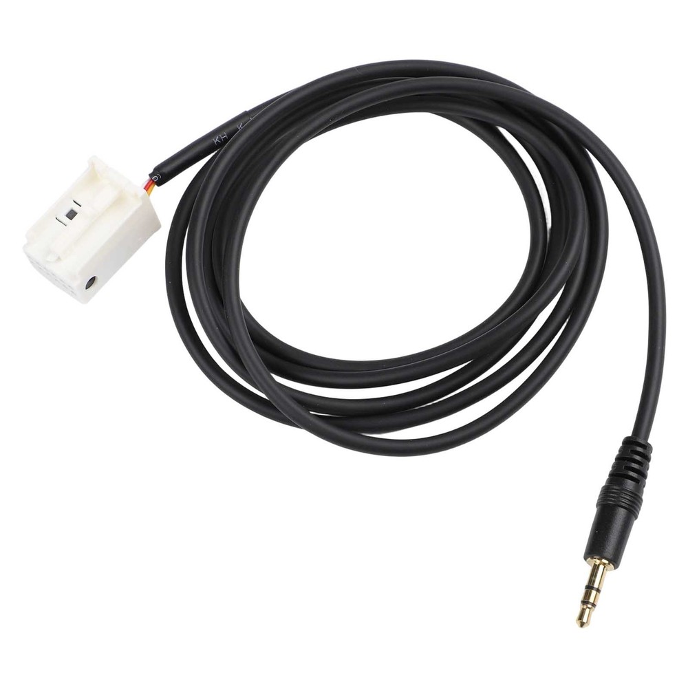 1pc Car Auto Black Auxilliary Cable Audio Adapter Connector For E60 E63 E66