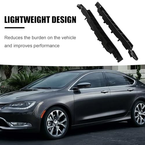 Front Bumper Bracket Set - Driver & Passenger Side Support Mount Reinforcement