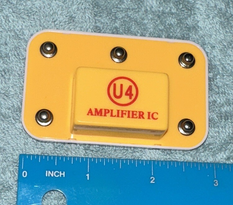 Elenco SNAP CIRCUITS Amplifier IC Unit (U4), Part # 6SCU4