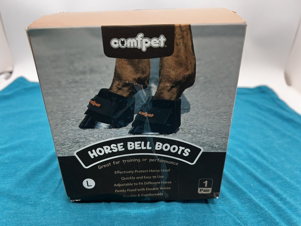 Horse Bell Boots - Size Large - One Pair - For Training or Performance