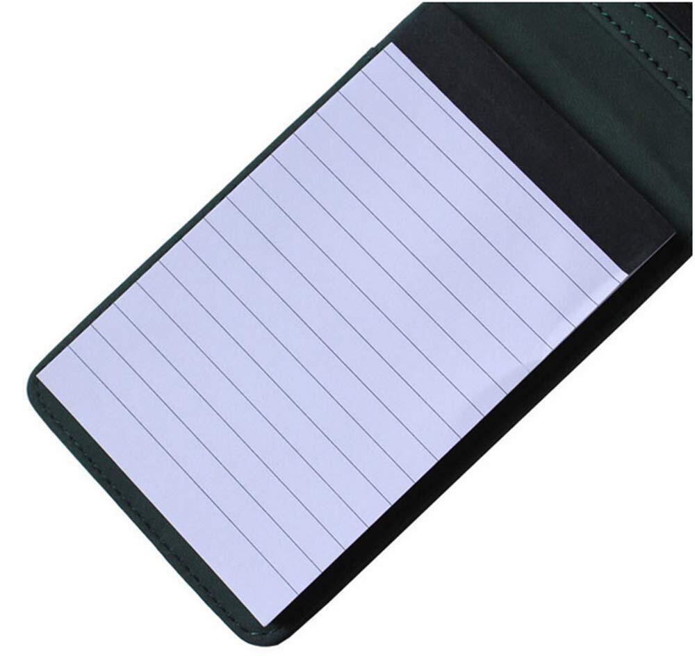 Mini Pocket Notepad Holder with 50 Lined SheetsRefillablewith Notebook Refill...