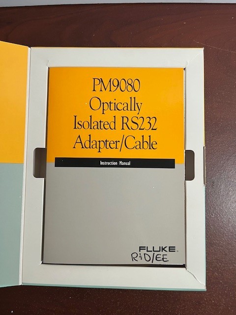 FLUKE PM9080 RS-232 Industrial Serial Adapter Interface Cable Optically Isolated