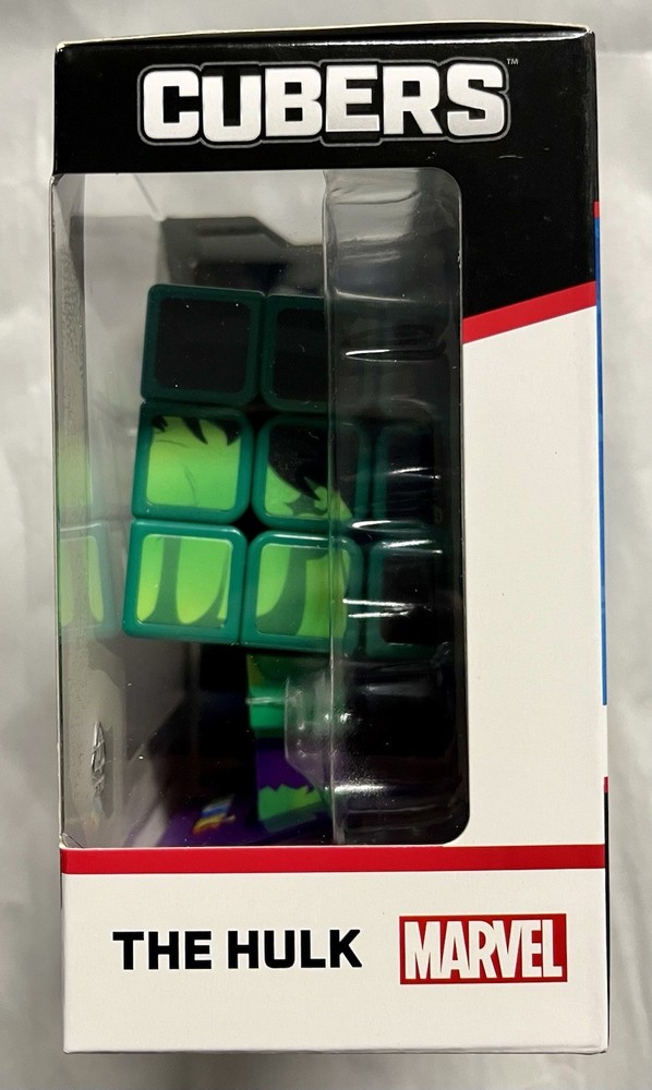 Rubik’s Cube Marvel The Hulk Cuber Solvable Puzzle Rubik's Cube With Stand
