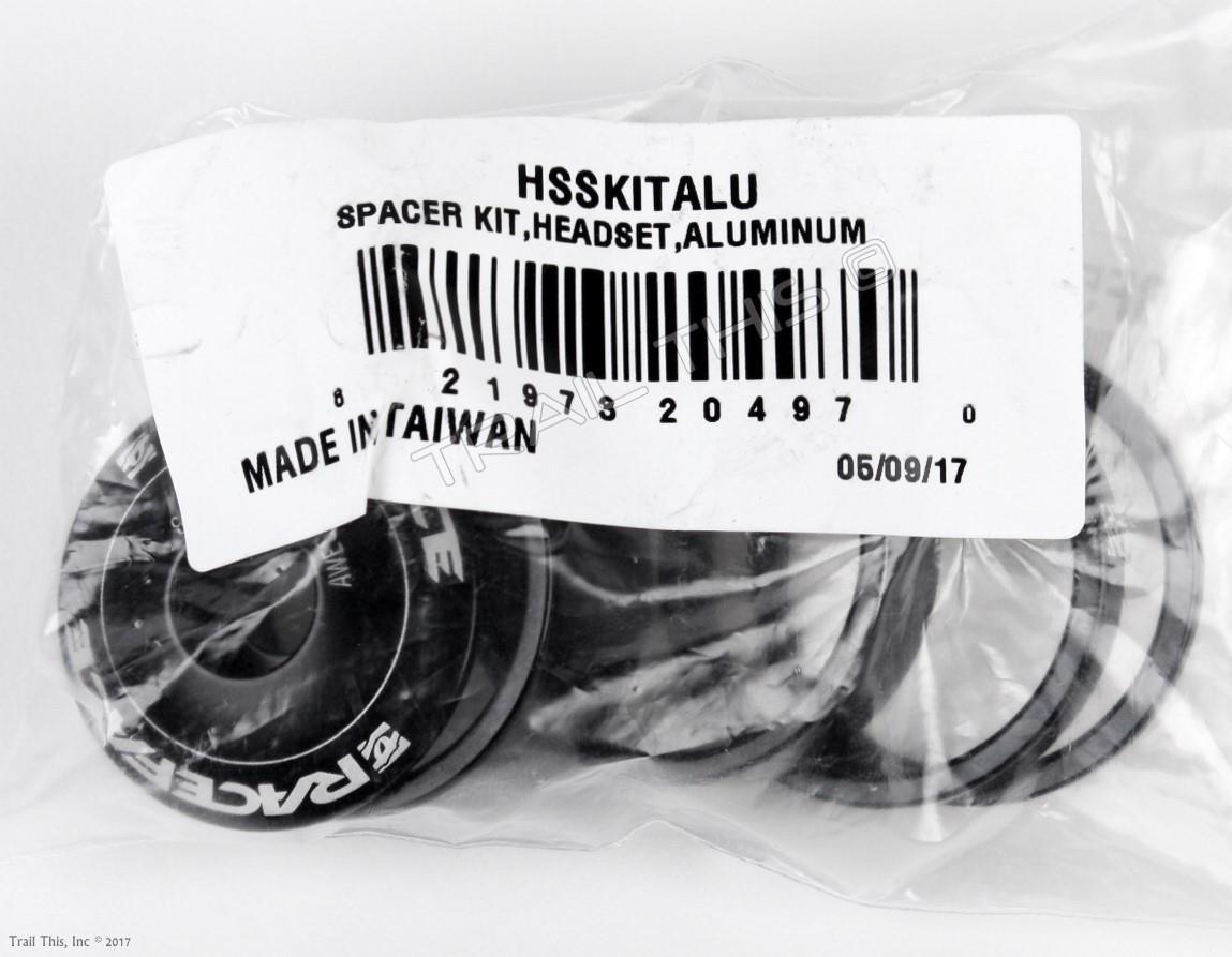 RaceFace 1-1/8" Headset Spacers 2, 5, 10, 15mm Kit with Top Cap Alloy MTB Bike