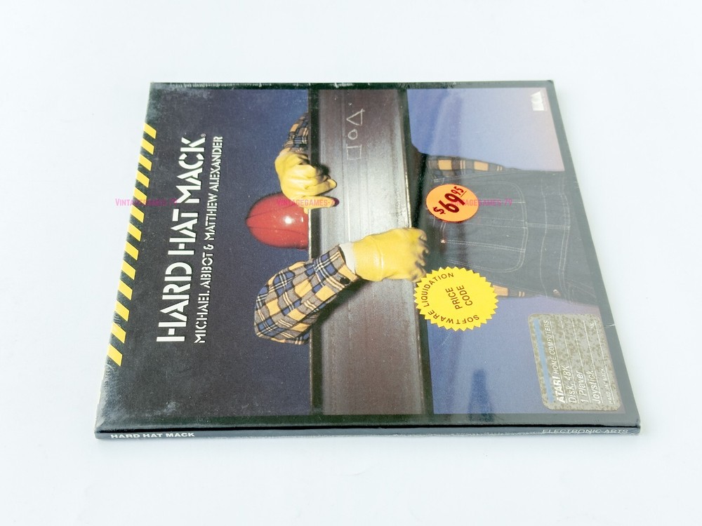 Hard Hat Mack - Electronic Arts - 1983 / Atari 8-bit - Sealed
