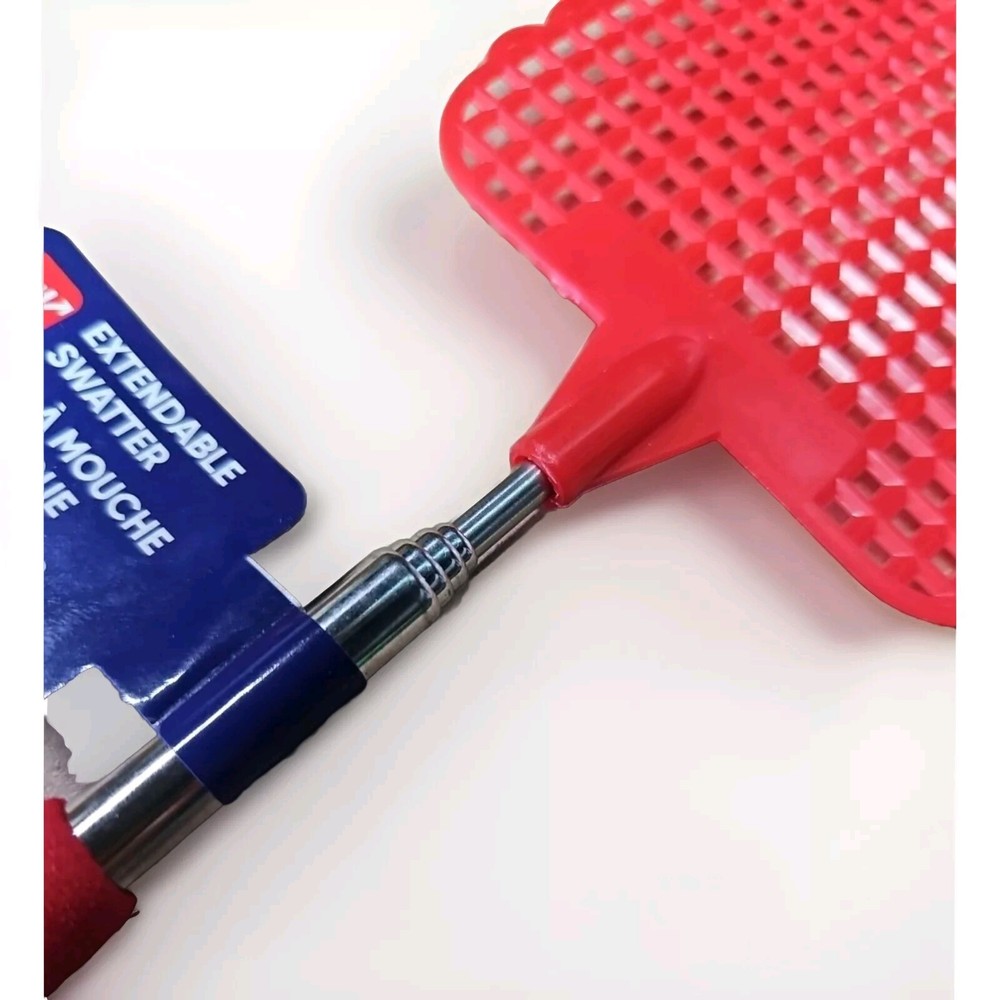 Telescopic Telescoping Fly Swatter Bug Mosquito 28" Extendable Insect Killer