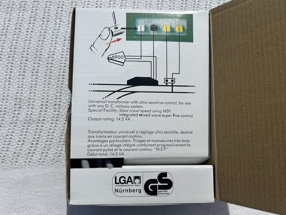 Fleischmann HO 6735 230V MSF-TRANSFO Transformer Model Train Controller - (EX)