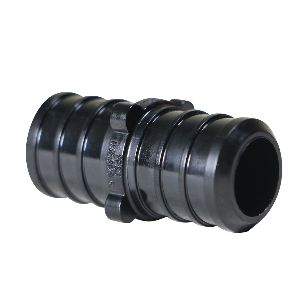 100 Pack XFITTING 3/4" PEX-B Coupling, Poly Alloy, NSF CUPC, Lead Free