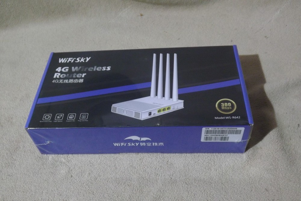 WiFi Sky 4G Wireless Router WS-R642