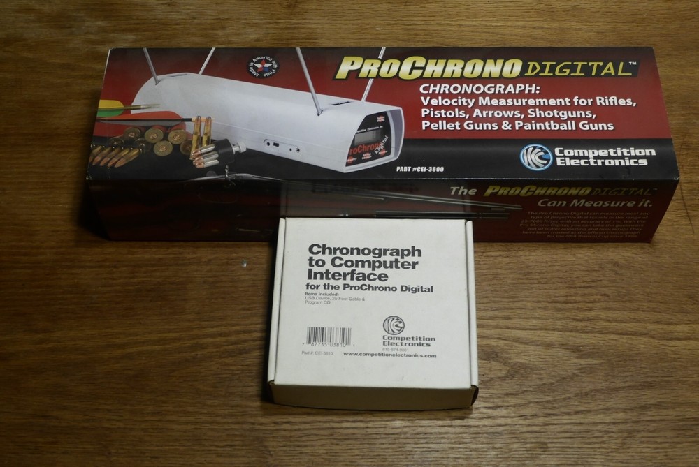 Competition Electronics CEI-3825 Prochrono LTD Chronograph w/Computer Interface