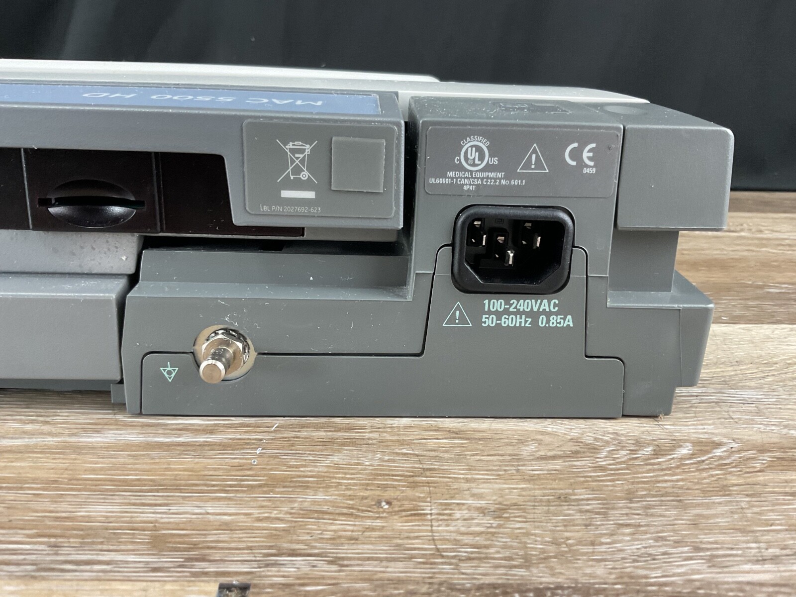 GE MAC 5500 HD Resting Electrocardiogram System ECG Machine with Color Display